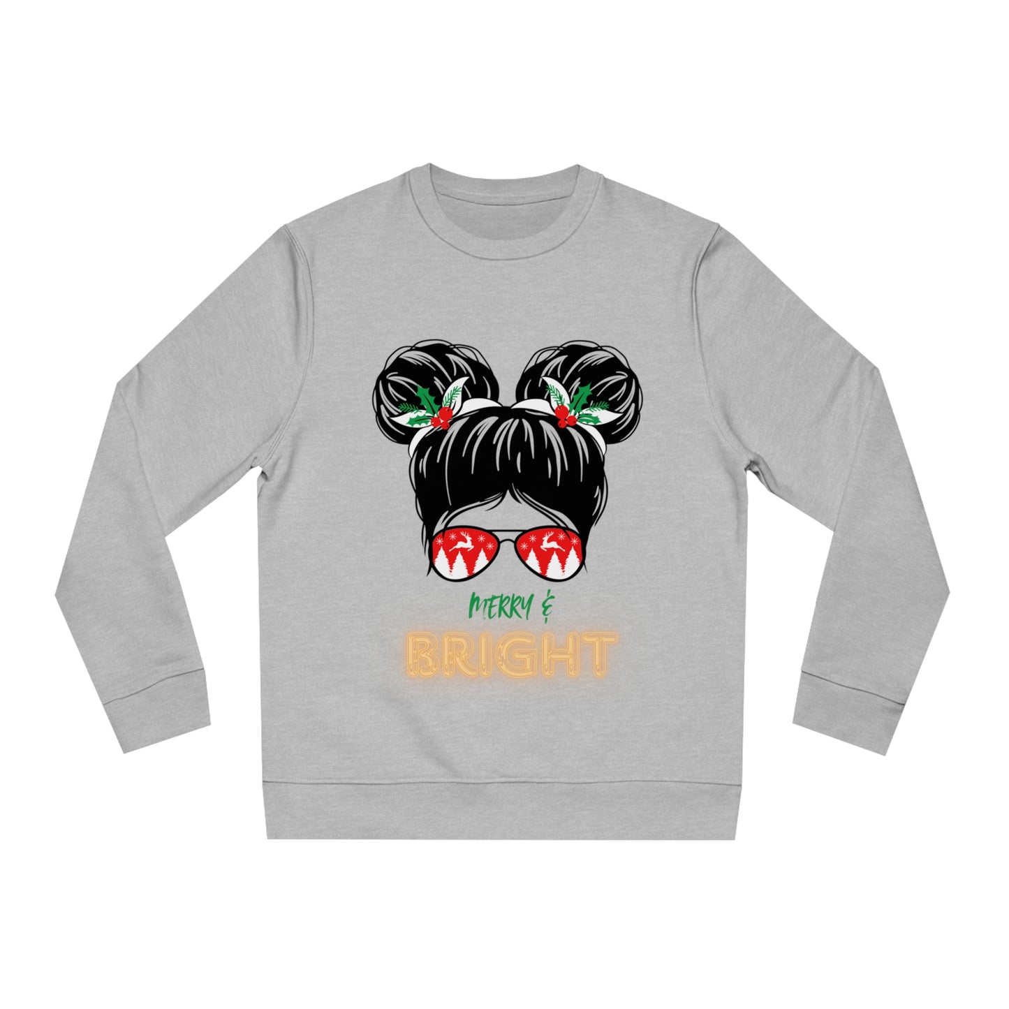 Merry & Bright Unisex Sweatshirt - Festive Holiday Apparel for Cozy Celebrations